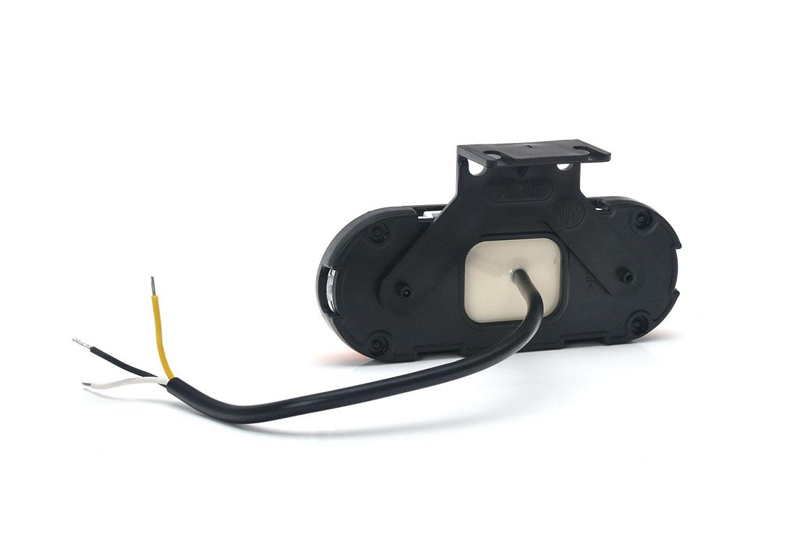 SIDE MARKER LIGHT WITH ORANGE LED TURN SIGNAL 12/24V